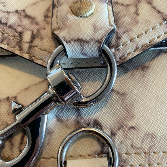 Rebecca Minkoff Marble Hudson Moto Mini Purse - Picture 4 of 5